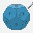 Engineer designing CAD file