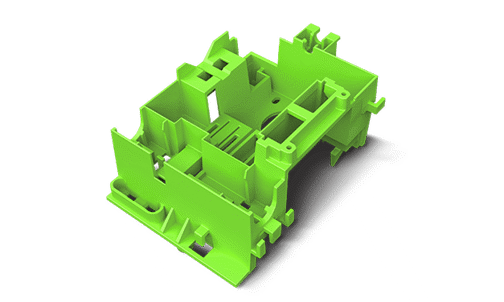 Pièce rendue verte réalisée par prototypage rapide