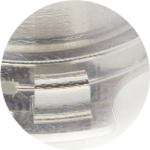 Aluminium CNC Milled Surface Finish on Metal Part, sharp edges removed