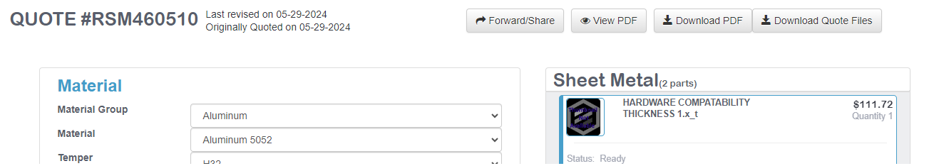 Preview of sharing capability