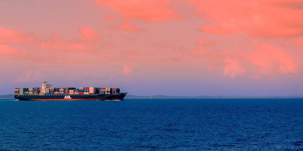 Large boat on the water